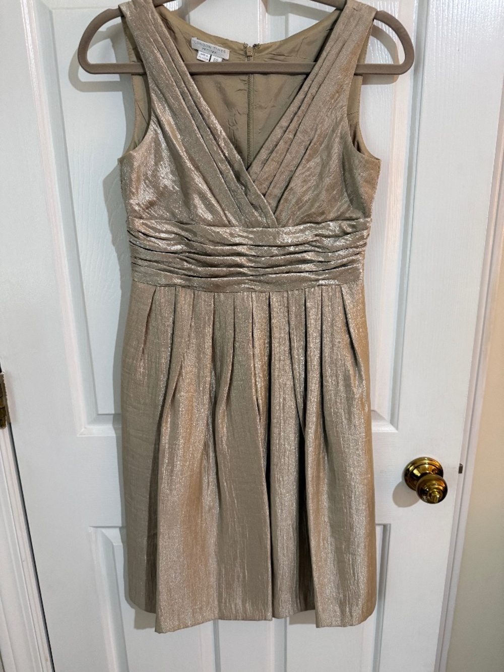 Formal gold dress